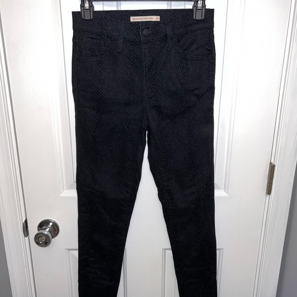 Levi’s high rise super skinny jeans